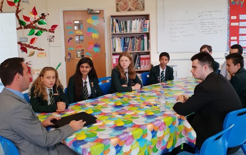 Assistant Headteacher – Rob Tester from West Hatch High School visits our School