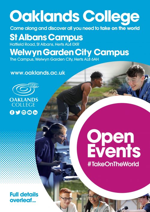 Open Days at Oaklands College