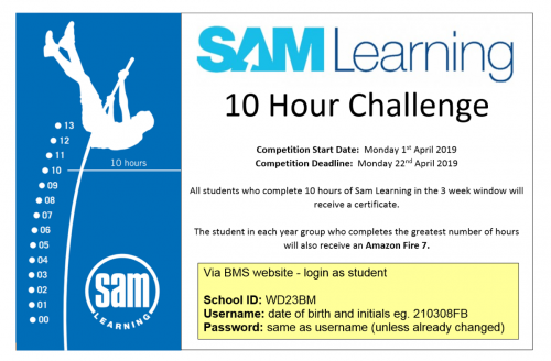 SAM Learning Challenge