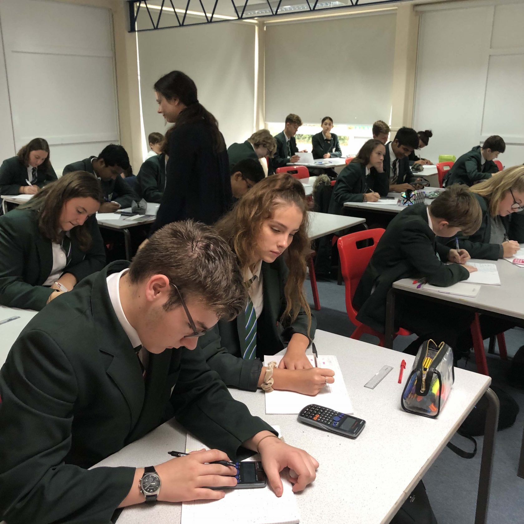 Fantastic learning atmosphere in maths