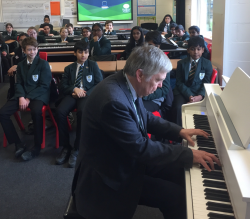 Professional Pianist Visits Bushey Meads School