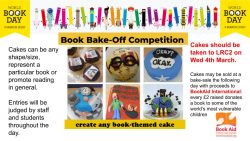 World Book Day Bake-Off Competition – Weds 4th March!
