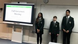 Students present at Full Governing Body Meeting