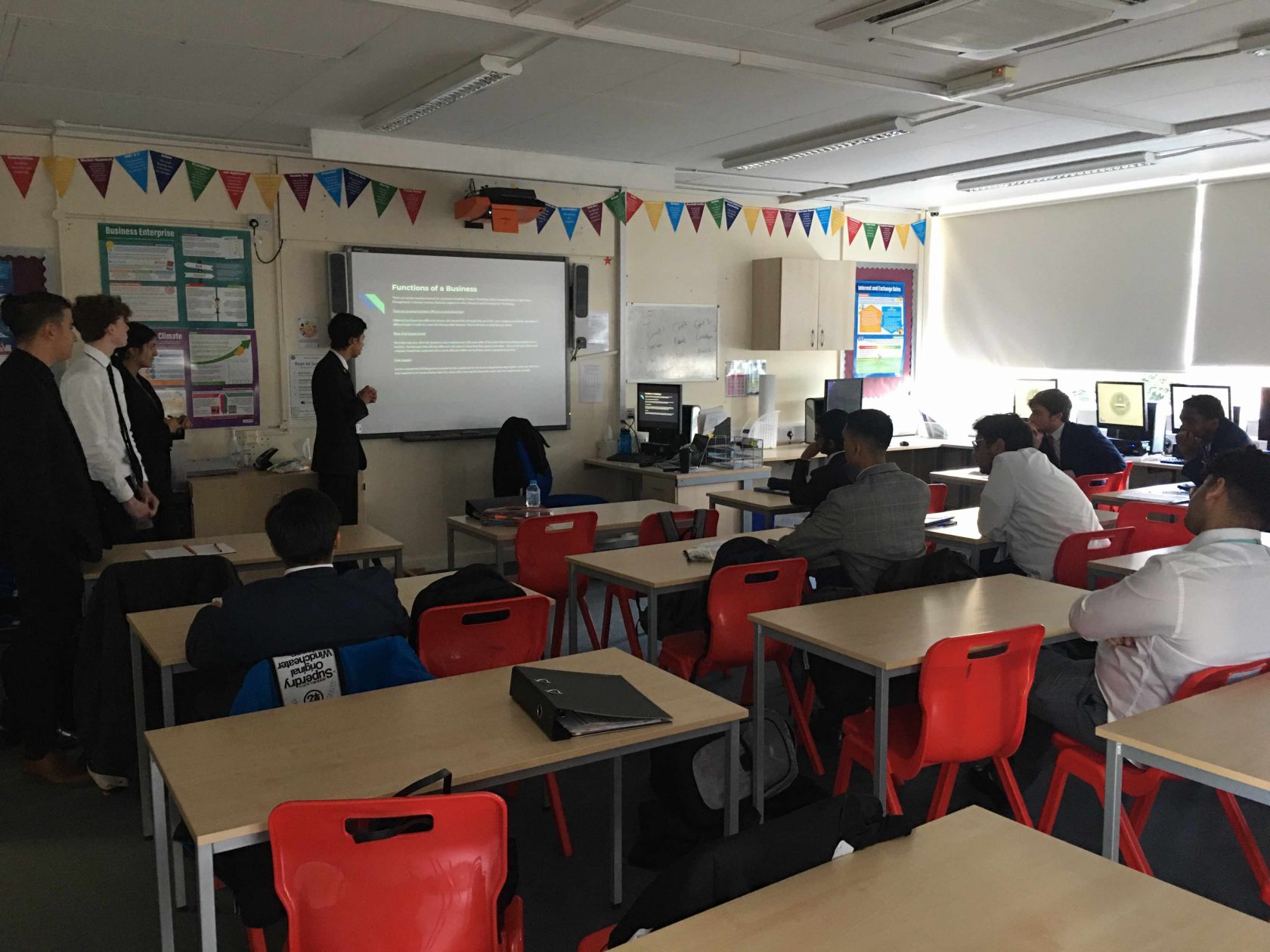 Year 12 students perfect their presentation skills