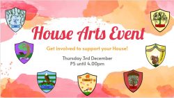 House Arts Event – Results