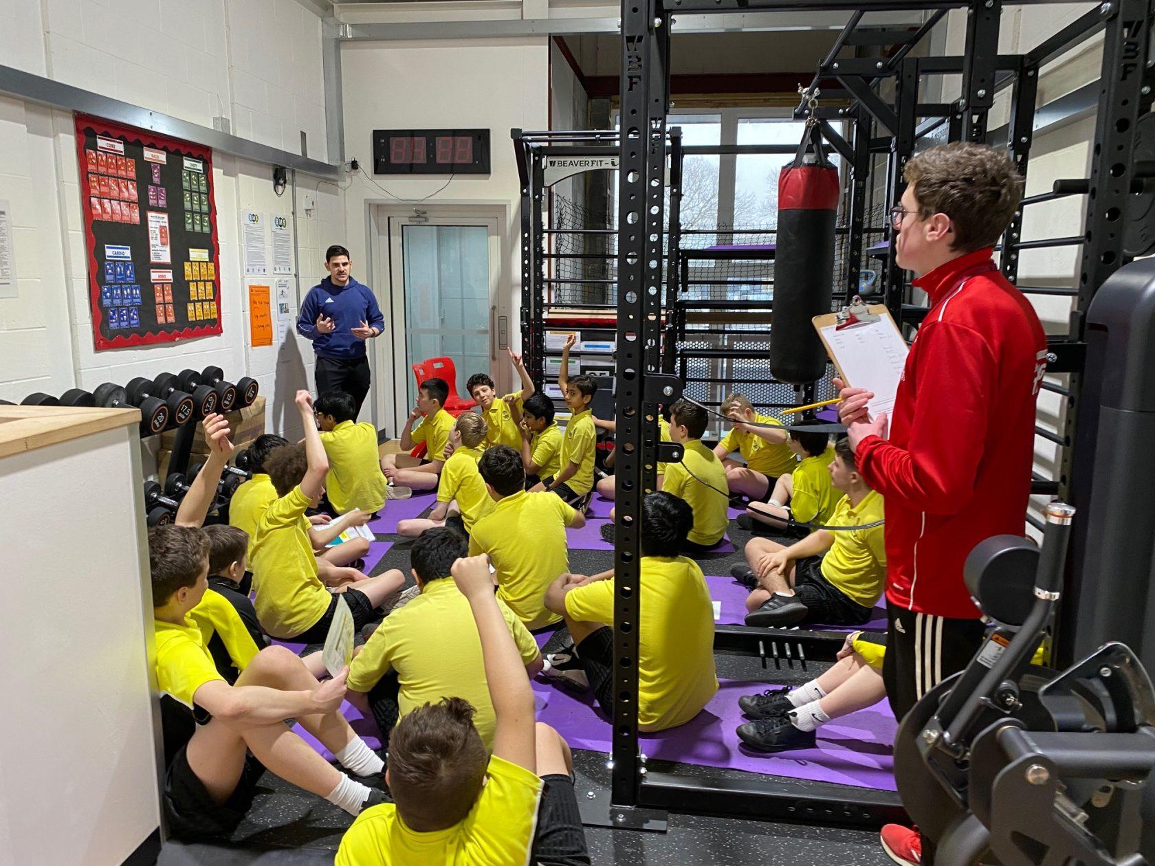 Outstanding Lesson in the School’s State of the Art Multigym