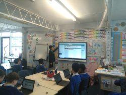 STEM Student Leaders Inspire Year 4 Pupils in Coding Lesson at Little Reddings Primary School