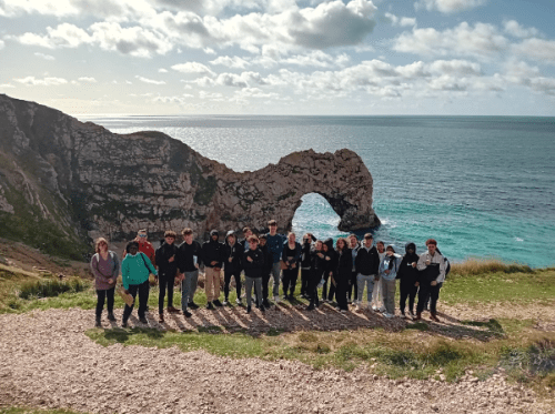 A three day geography residential trip takes Y11s to explore the stunning Lulworth Cove,Dorset!