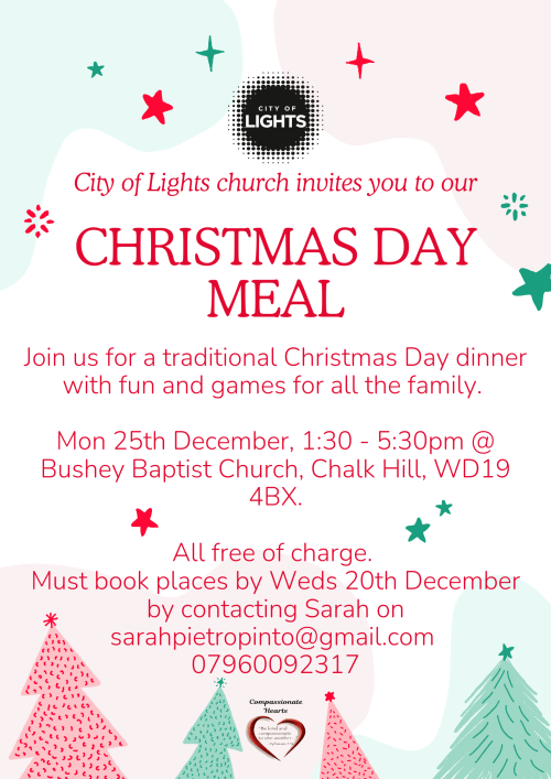 Christmas Day Meal for families