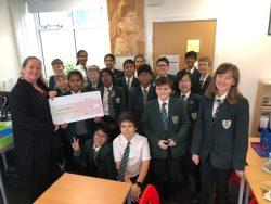 Charity donation by the Anti-bullying ambassadors