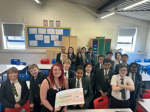 Anti-bullying Ambassadors donate to Herts Young Homeless
