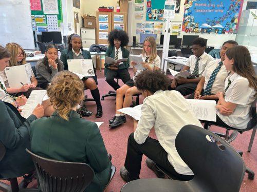 Year 10 Find Their Voice in Poetry Discussions