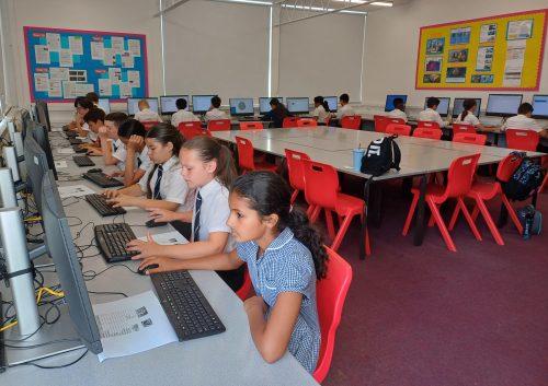 Year 6 and Year 12 Dive into IT Lessons