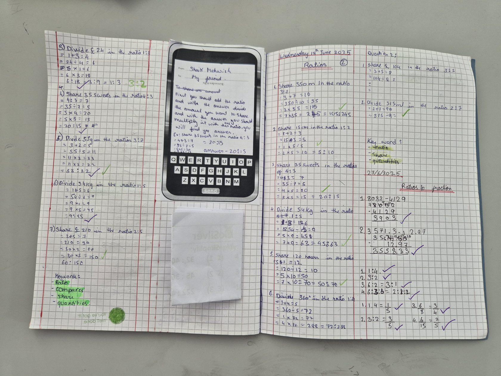 Literacy in Maths