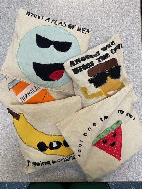 Sew Delicious! Year 8 Whip Up Food-Inspired Cushions