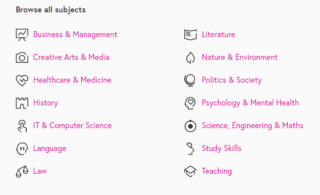 Additional stretch and challenge – MOOCs