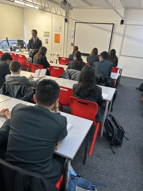 Year 10 Willow House Shine During Friday Reading