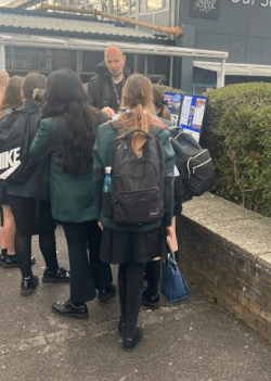 Youth Workers Visit at Lunchtime