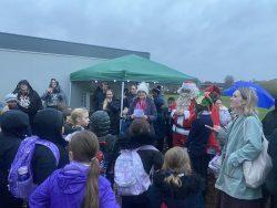 Santa visits Bushey Meads