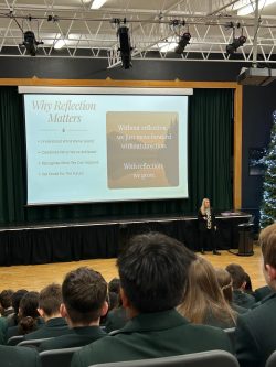 Superb Assembly to End the First Term at Bushey Meads