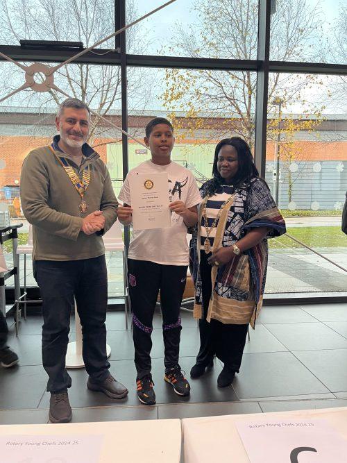 BMS Students Shine at Rotary Young Chef Competition