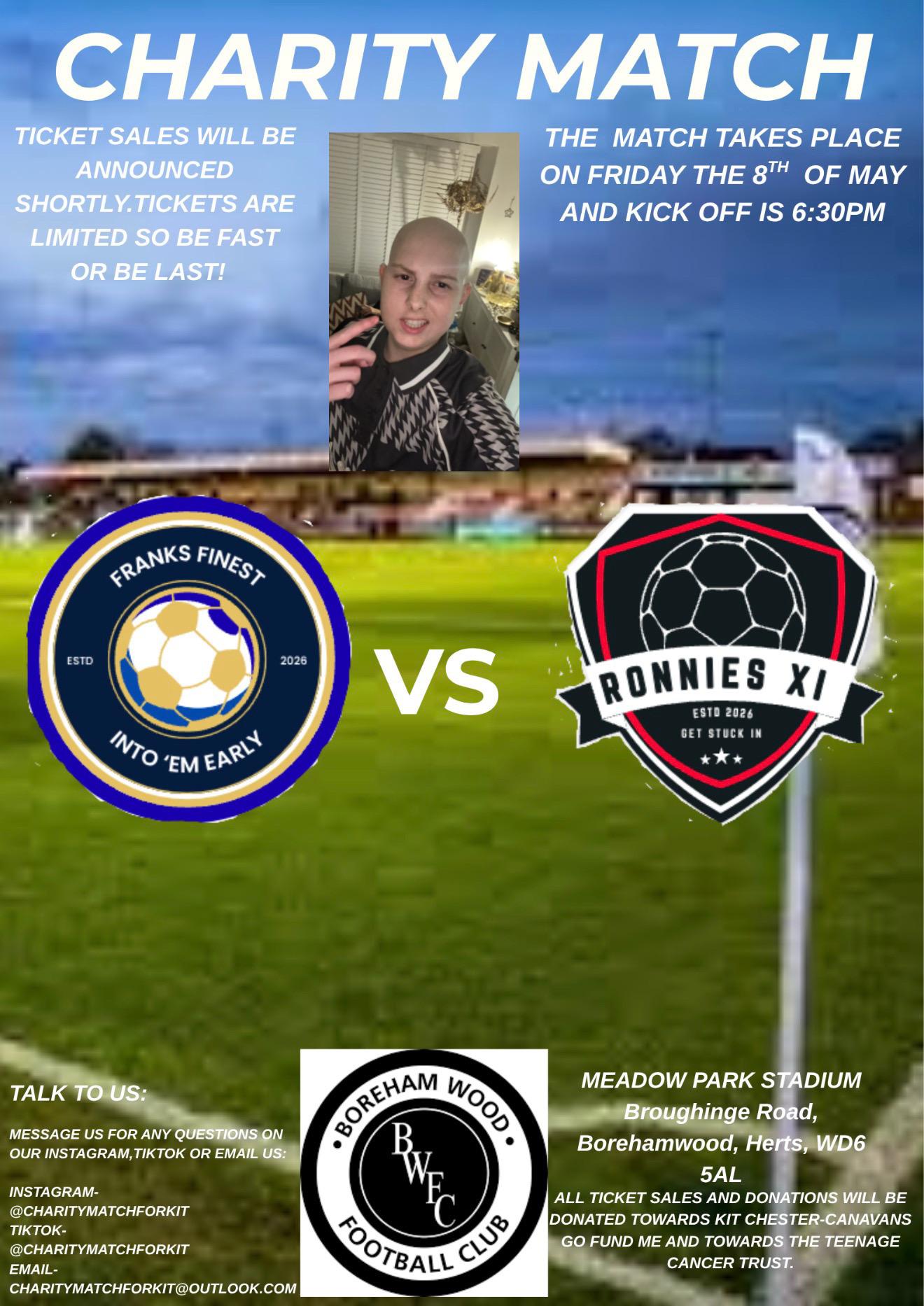 Charity match for kit