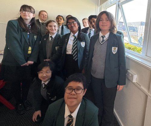 Anti-bullying ambassadors donate money to   Starfish Children’s Ward and the New Hope Trust