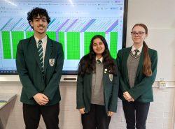Three Year 11 Students Achieve 100% marks in the IT Public Exam
