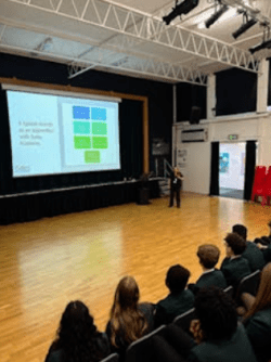 An exceptional assembly for Year 11 by ‘iSales Academy’