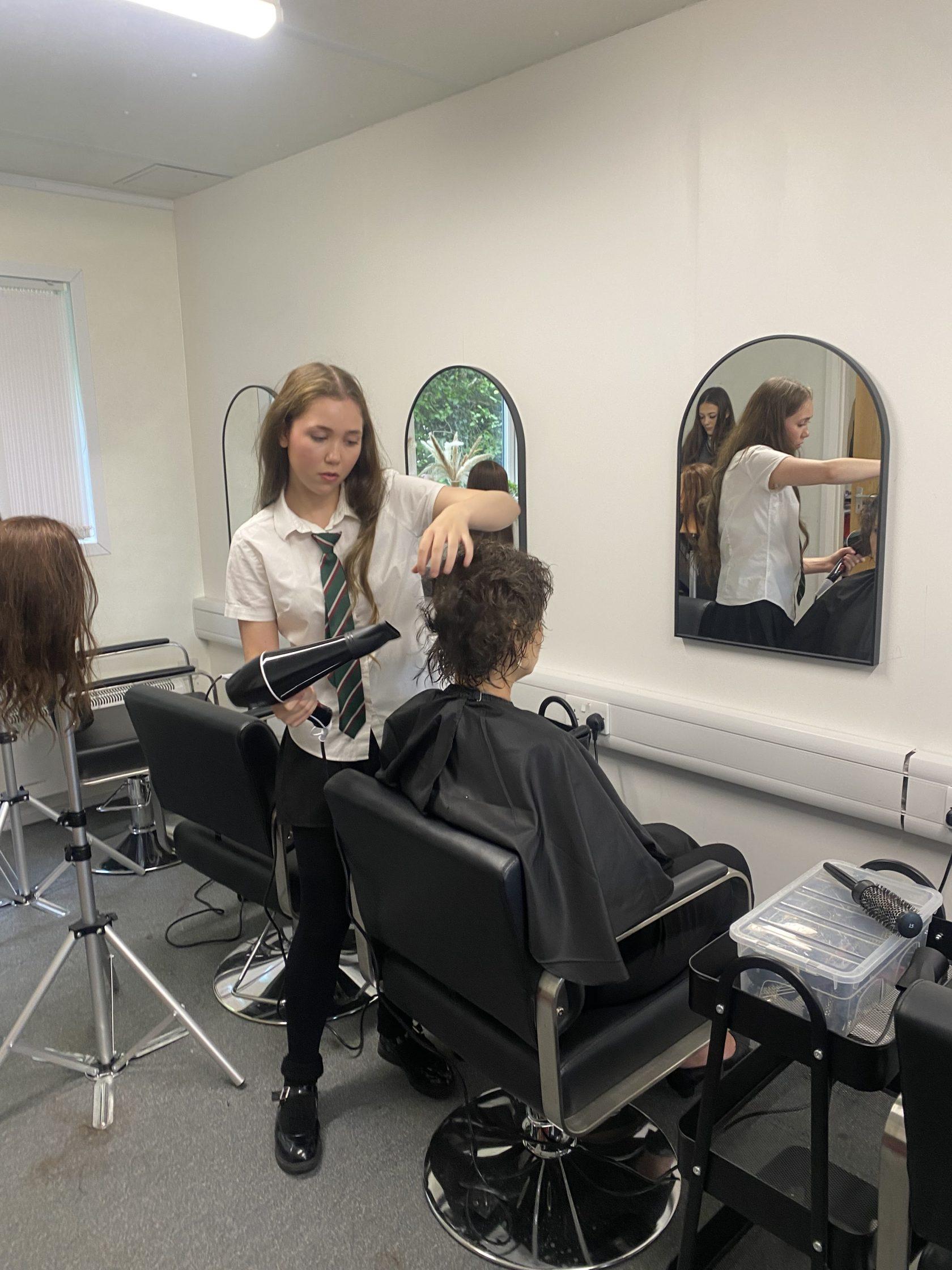 BTEC students get to work on their clients