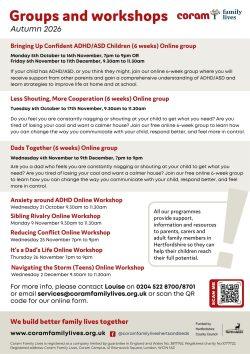 Free Online Parenting Support from Coram Family Lives