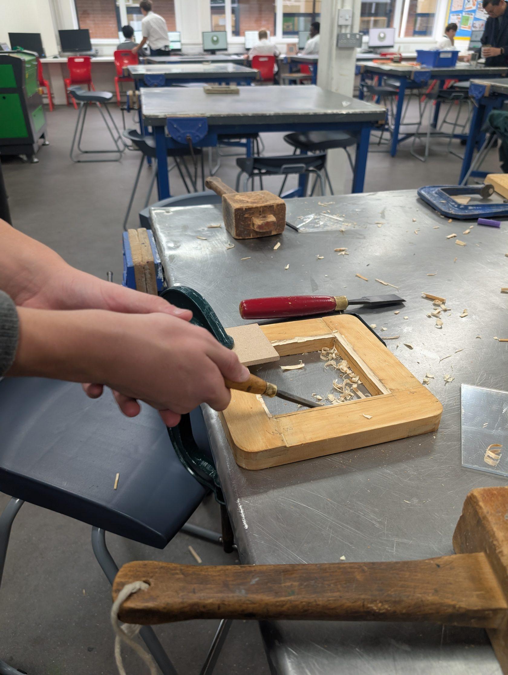 GCSE Design and Technology Students Showcase Woodwork and CAD Skills